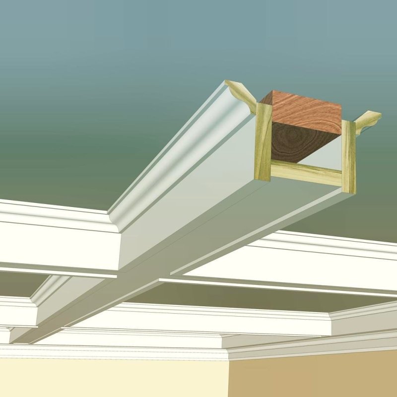 Decorative ceiling beams