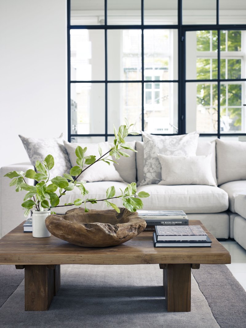 Coffee table in the interior