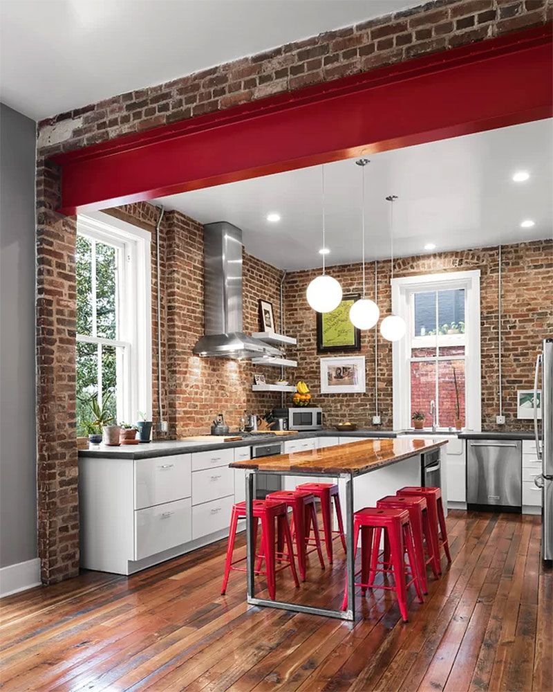 Loft style kitchens