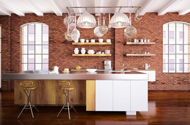 Loft style kitchens