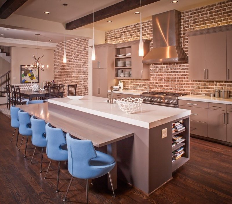 Loft style kitchens