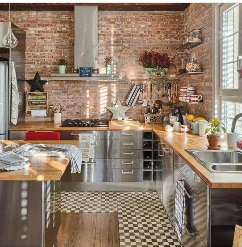 Loft style kitchens