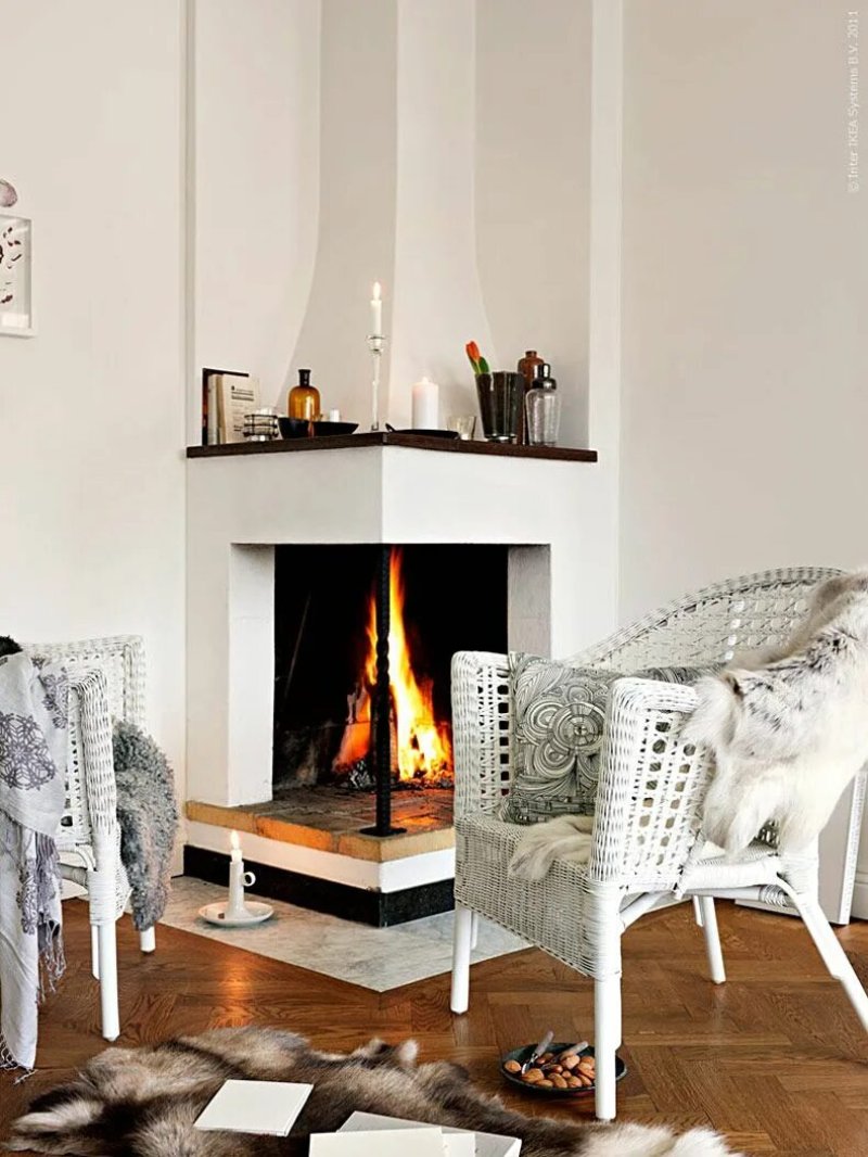 Fireplace interior