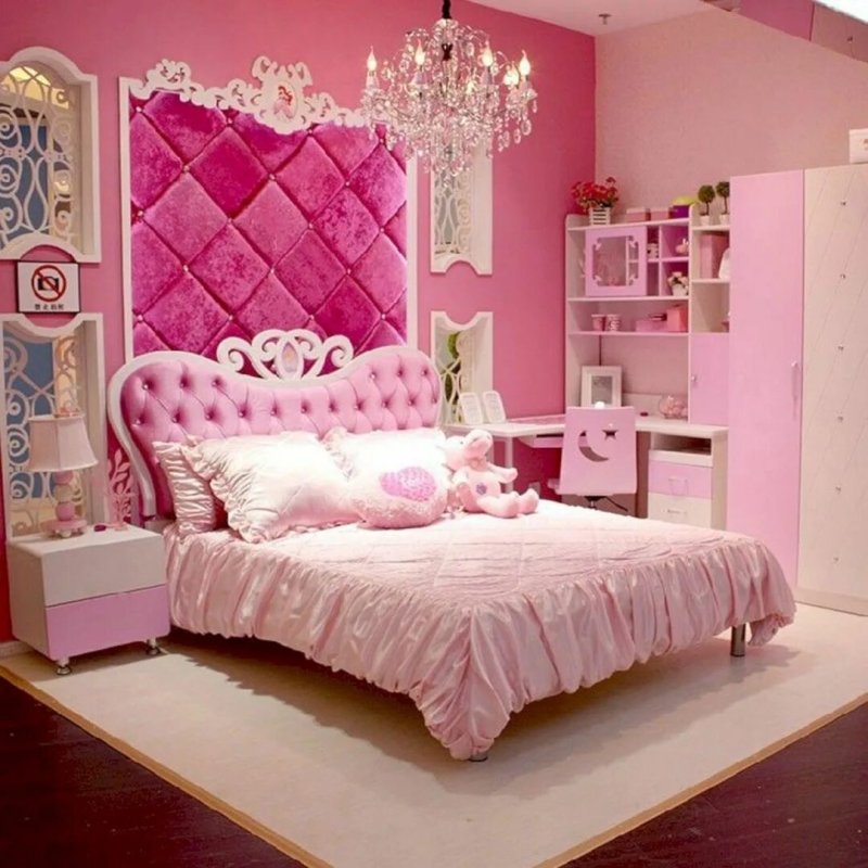 Pink room for girls