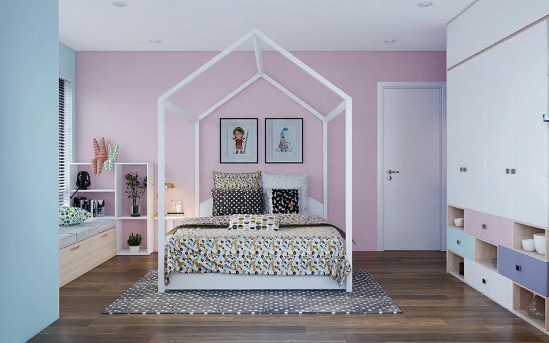 The bedroom is children s design