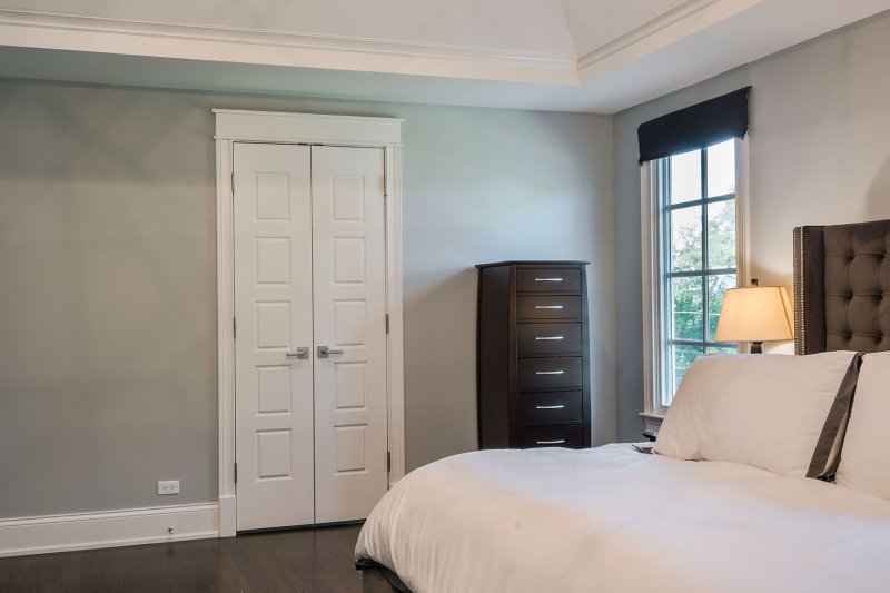 Doors to the bedroom