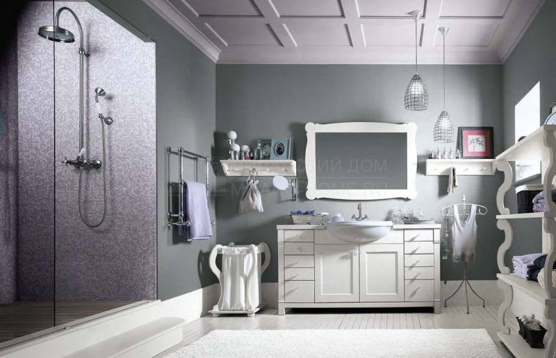 Bathroom furniture in the style of Provence