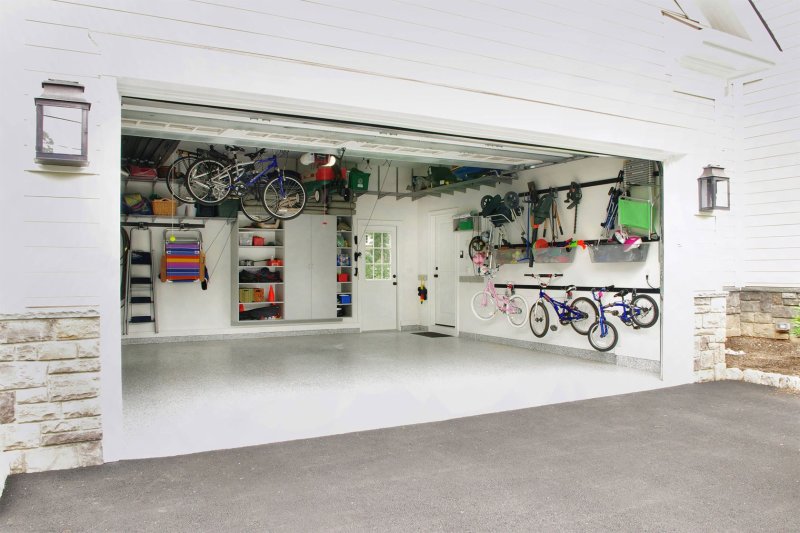 Equipped garage