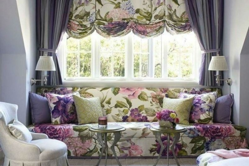 Eclectic style curtains