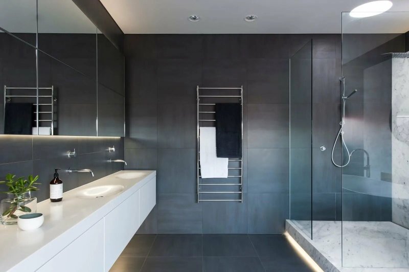 Bathroom in the style of minimalism