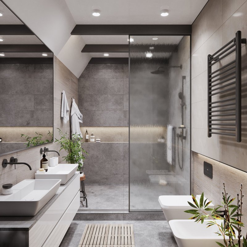 Modern bathroom design