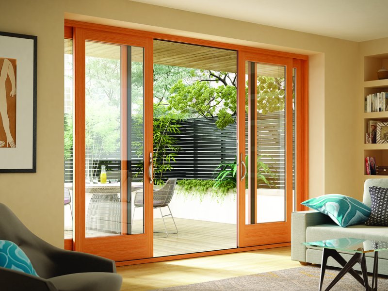 Wooden sliding windows