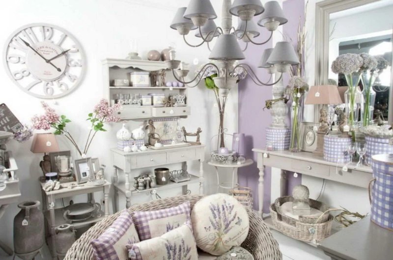 Interior items in the style of Provence