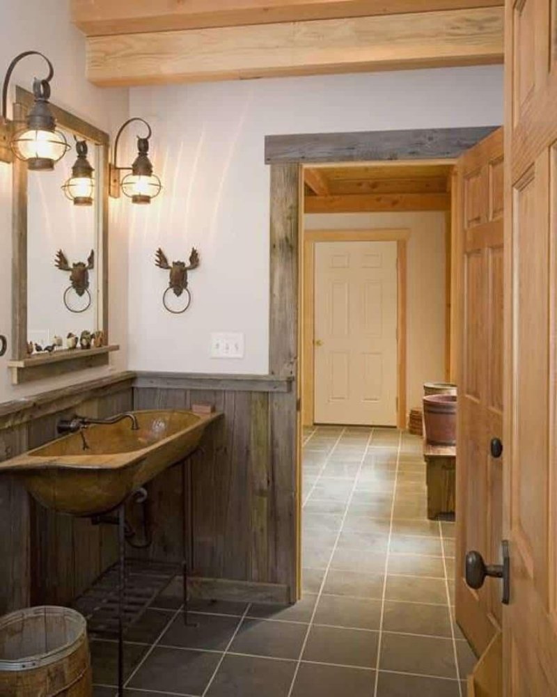 Village -style bathroom