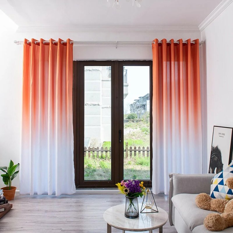 Curtains with a gradient