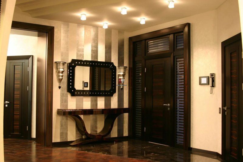 Wenge doors in the interior