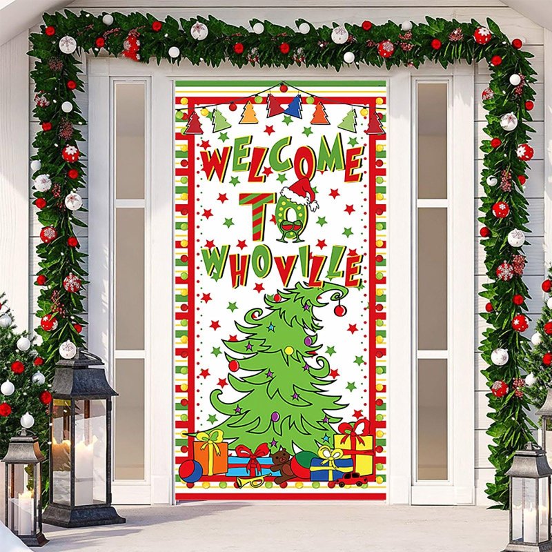 Banner door for New Year