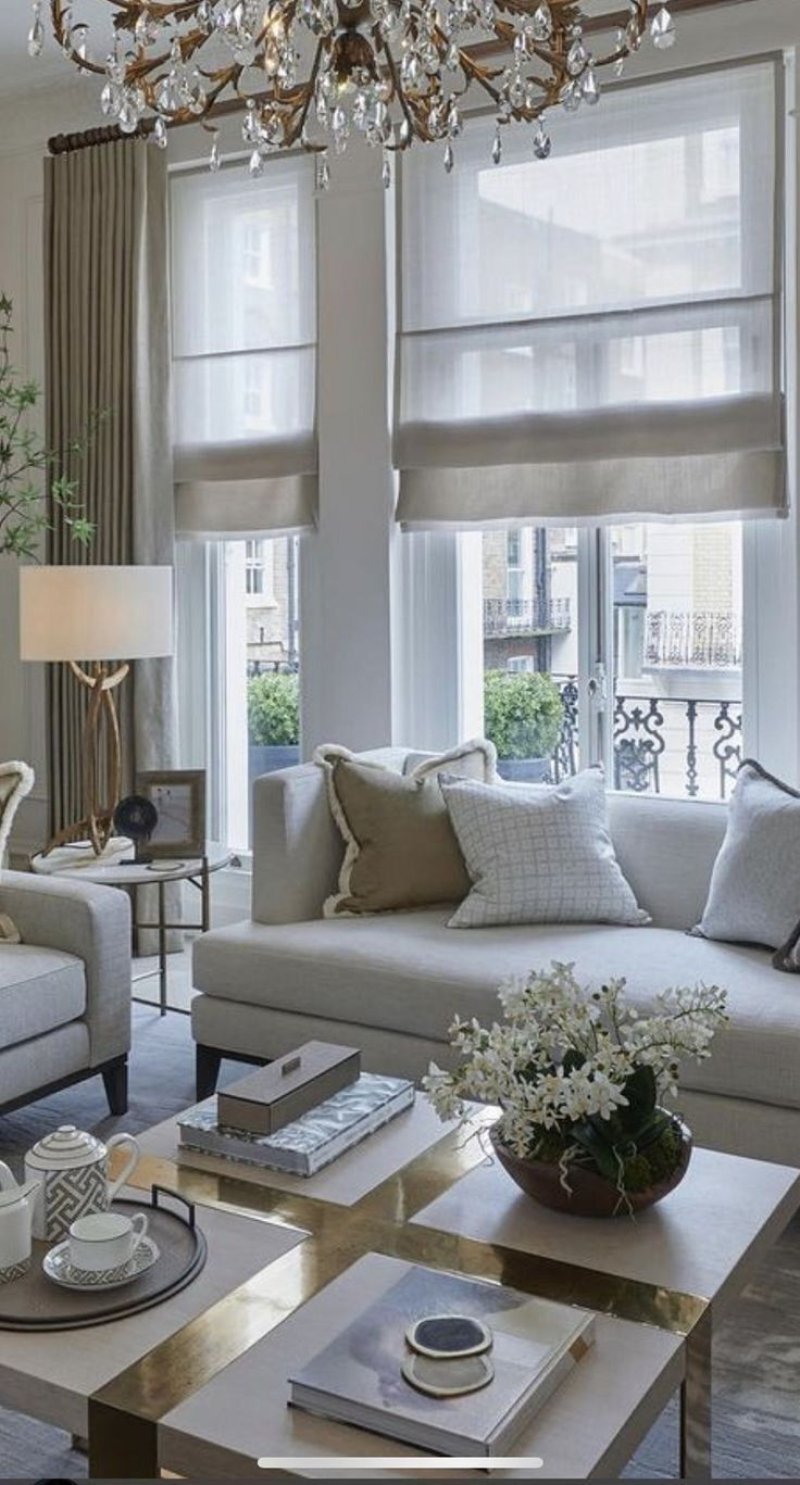 Stylish interior of the living room