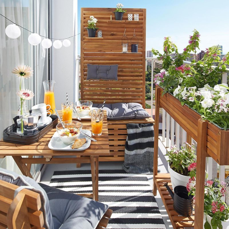 Cozy small balcony