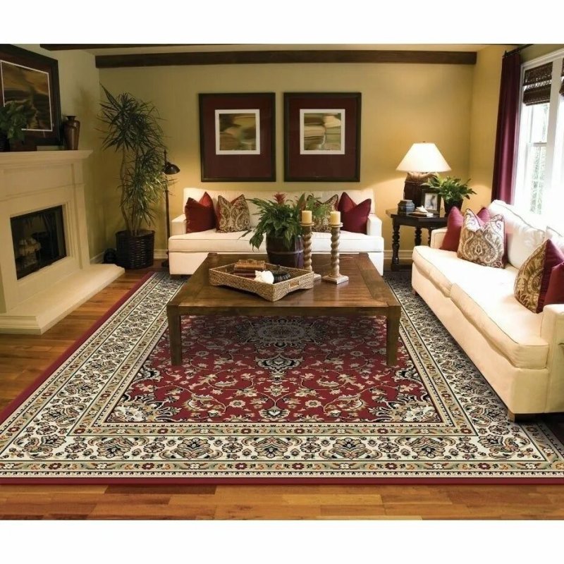 Carpet in the interior of the living room