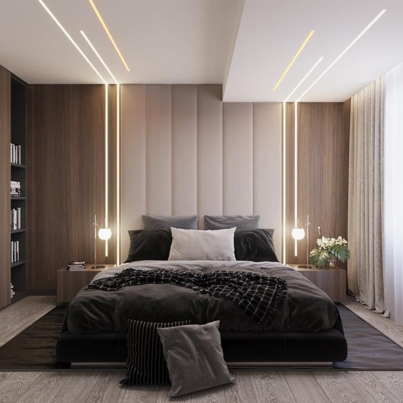 Bedrooms in modern style