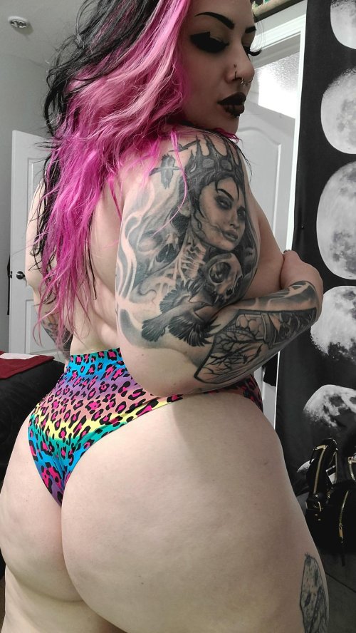 Thick -haired goths naked
