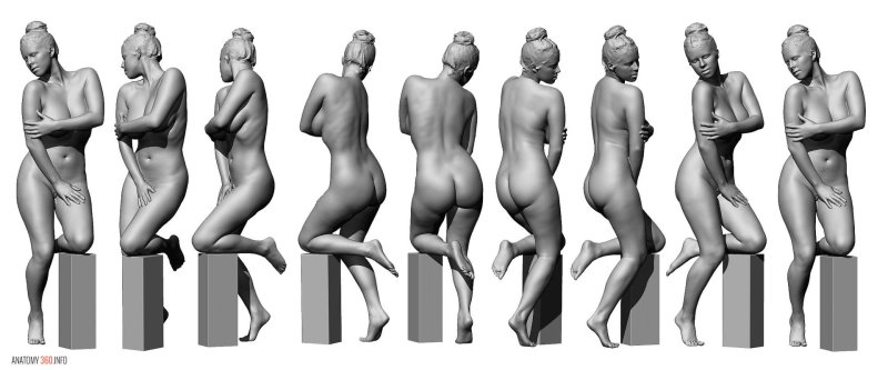D Scan of the body woman