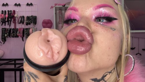 Huge lips