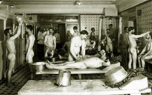 In the Soviet bath