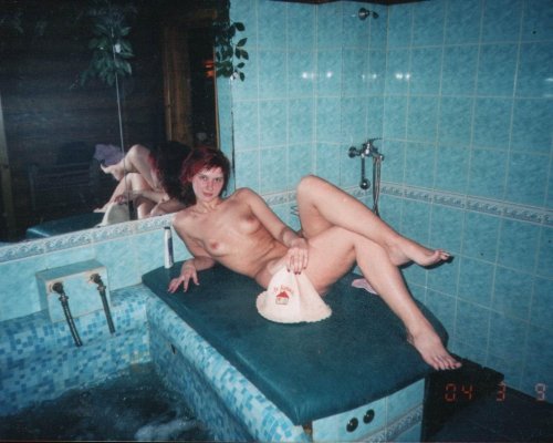 Naked women in Soviet baths