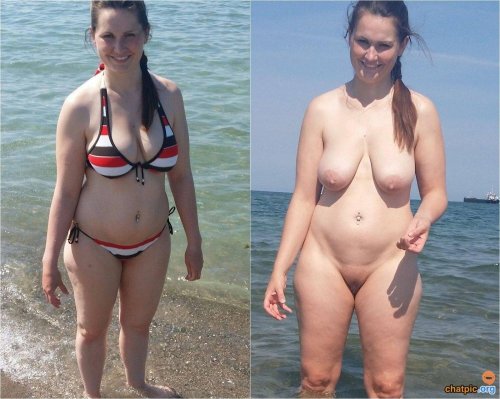 Before after dress undress