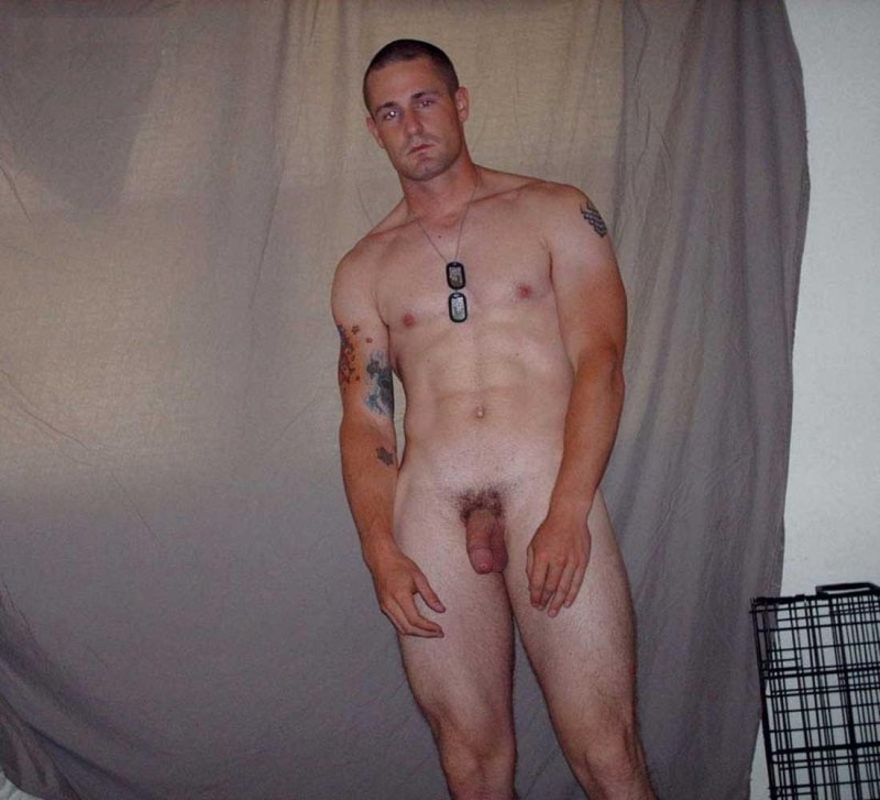 Naked American soldiers