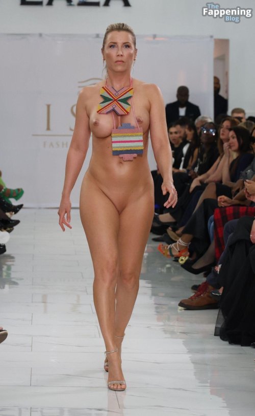 Naked on the catwalk