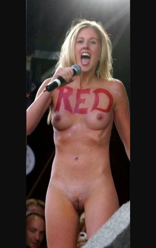Naked on the stage
