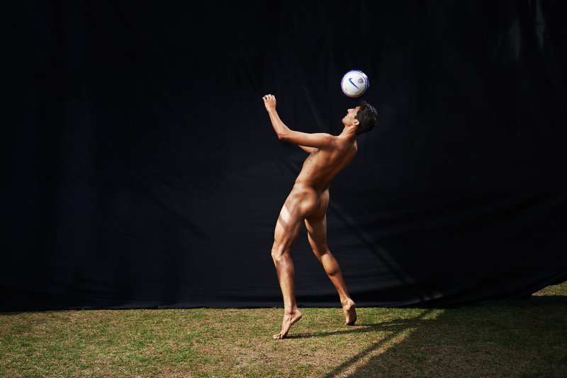 Naked athletes