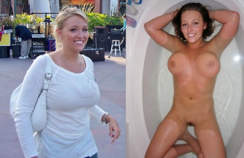Girl with beautiful breasts