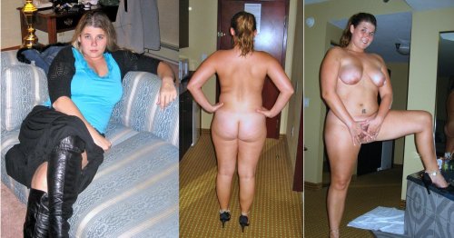 Dressed undressed mature slave