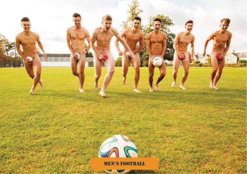 Naked Russian football players