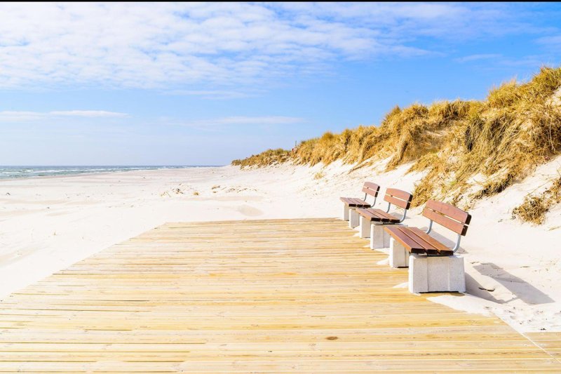 Sandy beach