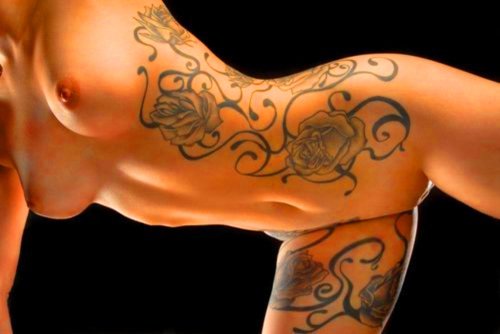 Female tattoo