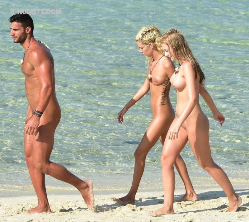 On the beach