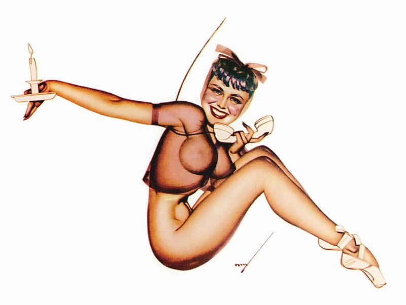 Alberto Vargas Pin Ap Ballerina