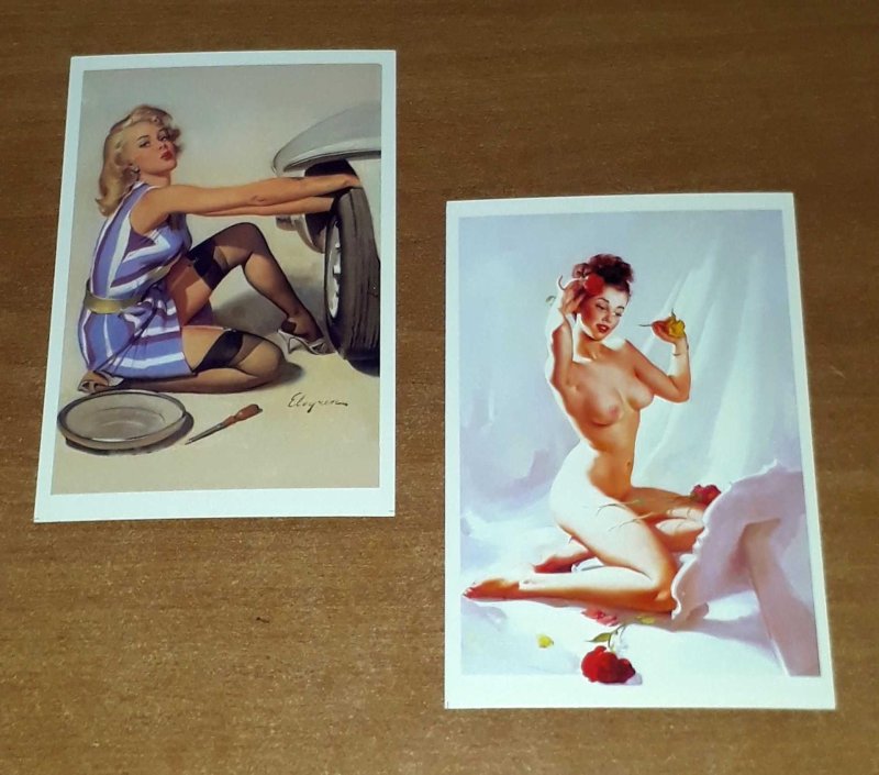 Erotic postcard