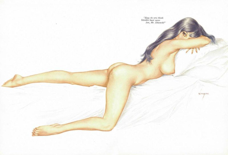Pin-up erotic Alberto Vargas