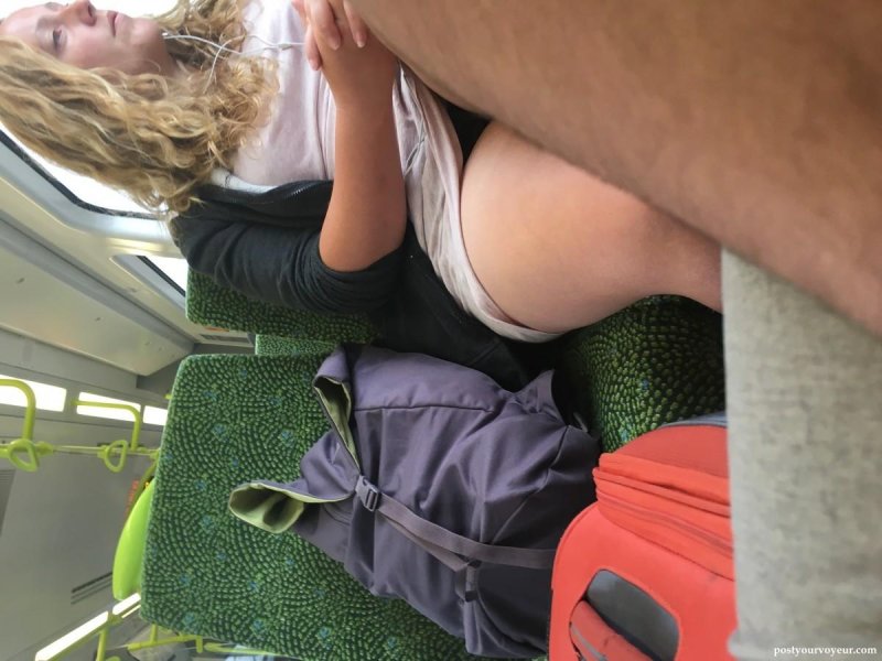 I spied on the train