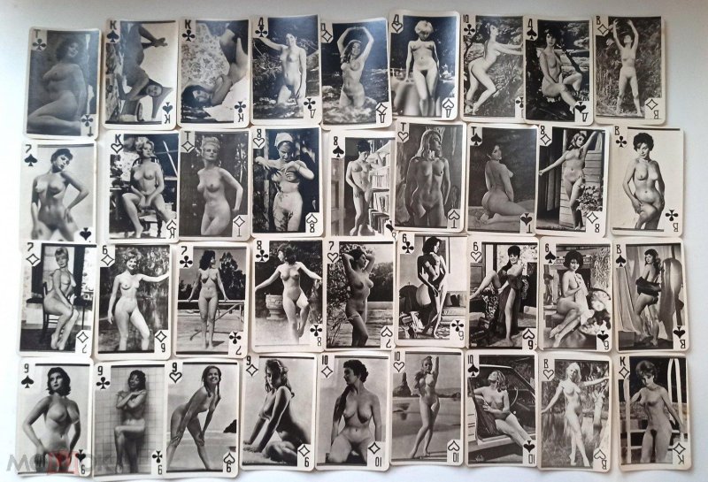 Erotic playing cards