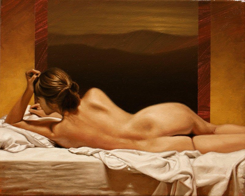 Nudeburn in the visual art