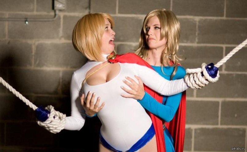 Naked cosplay Power Gerl