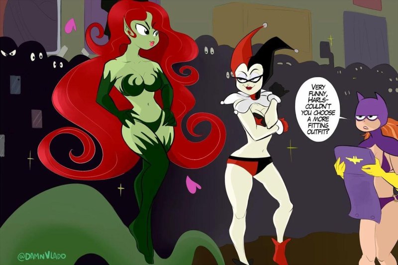 Harley Quinn and Poisonous ivy