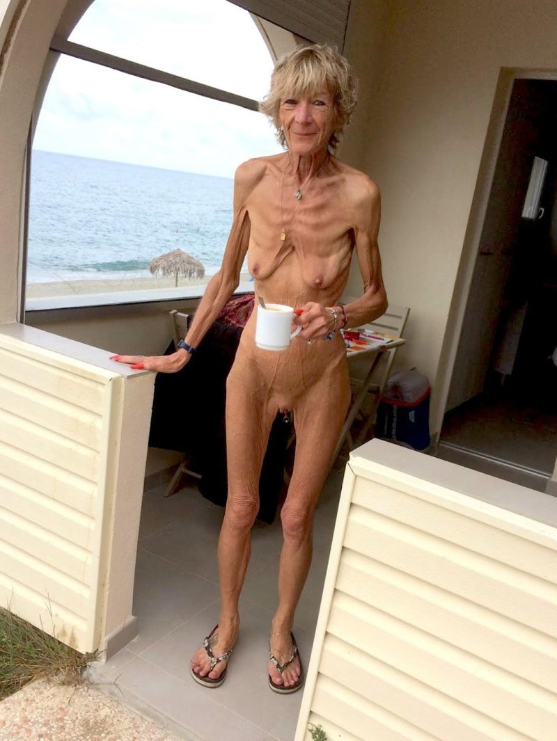 Thin mature women